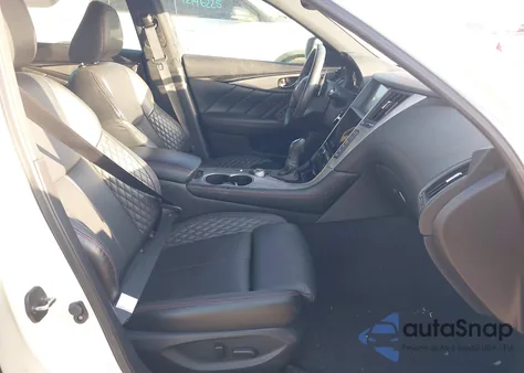 2018 Infiniti Q50 3.0T Red Sport 400 из США, поврежденный, VIN JN1FV7AP8JM461282